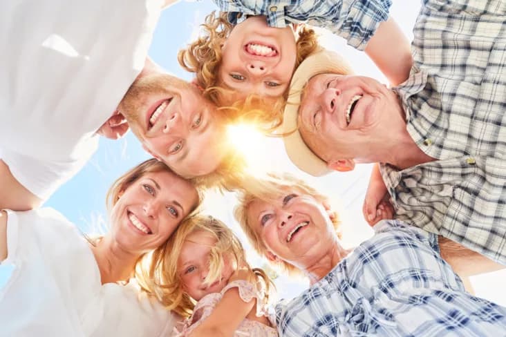 Glückliche Familie